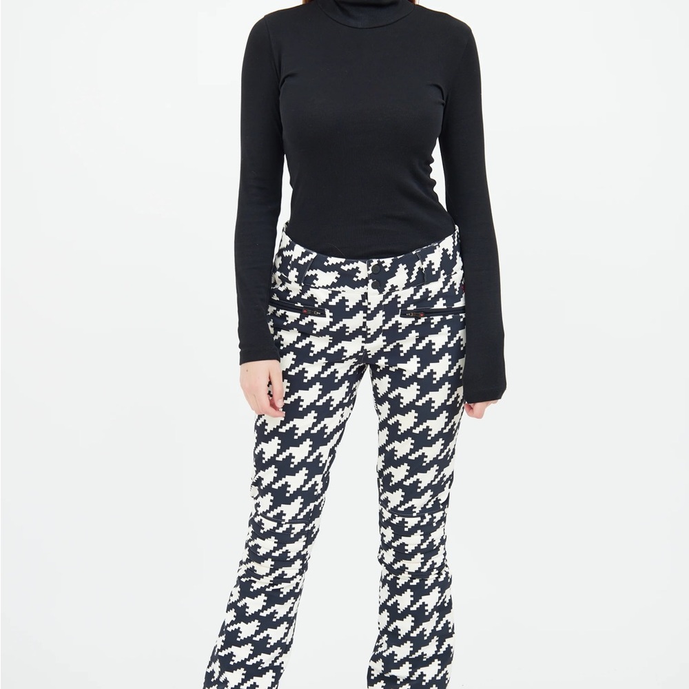 Perfect Moment Aurora Houndstooth Flare Pants size medium